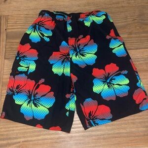 First Wave Boys Swim Trunks Board Shorts Size 14 Elastic Waist Drawstring Pocket